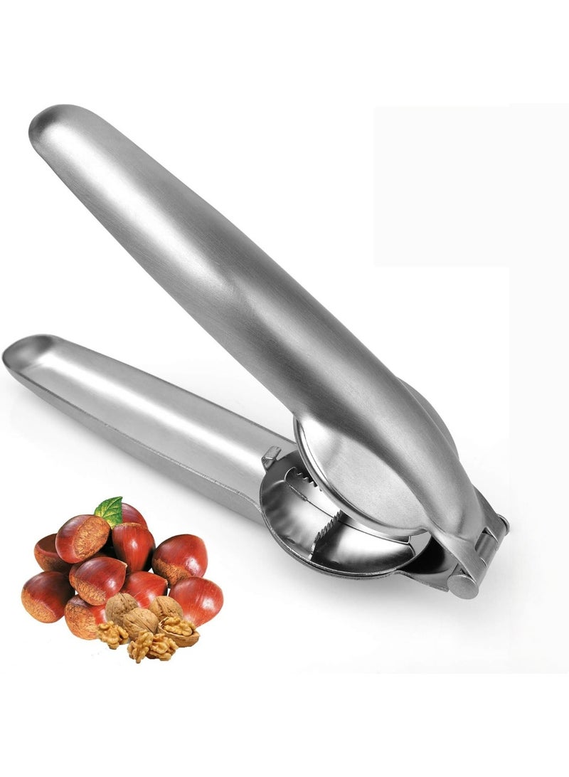 2PCS Chestnut Clip Peeler Nutcracker Nut cracker Pecan Walnut Cracker 304 Stainless Steel with - Image 1